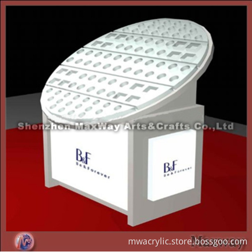Great White Cosmetic Organizer Display Stand